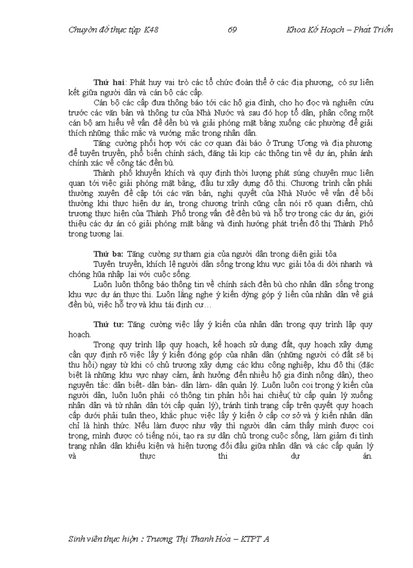 image for page Một số ý kiến hoàn thiện chính sách đền bù và giải phóng mặt bằng trên địa bàn Hà Nội những năm tới