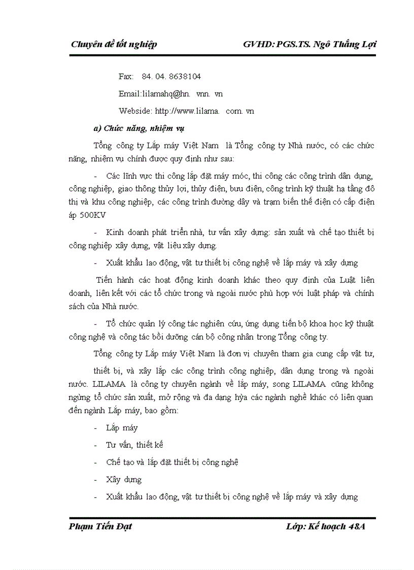 image for page Nâng cao khả năng thắng thầu (các gói thầu xây lắp trong nước) của Tổng công ty lắp máy Việt Nam LILAMA