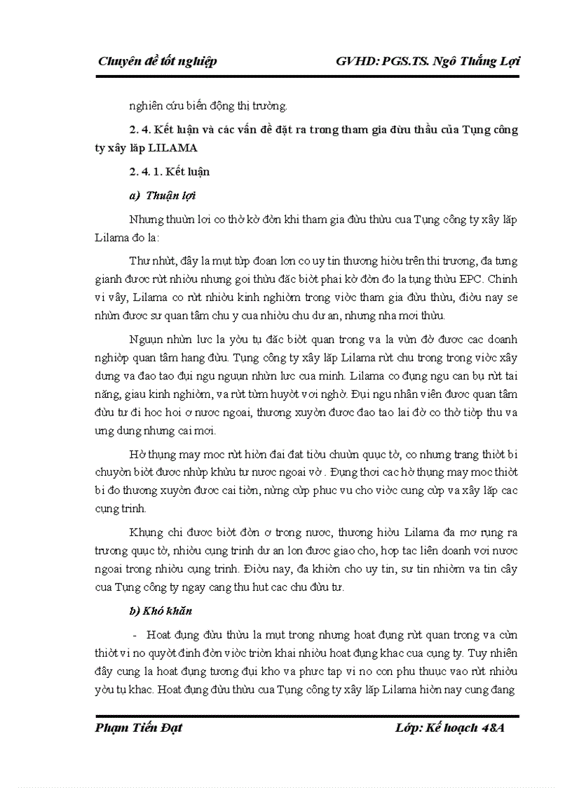 image for page Nâng cao khả năng thắng thầu (các gói thầu xây lắp trong nước) của Tổng công ty lắp máy Việt Nam LILAMA