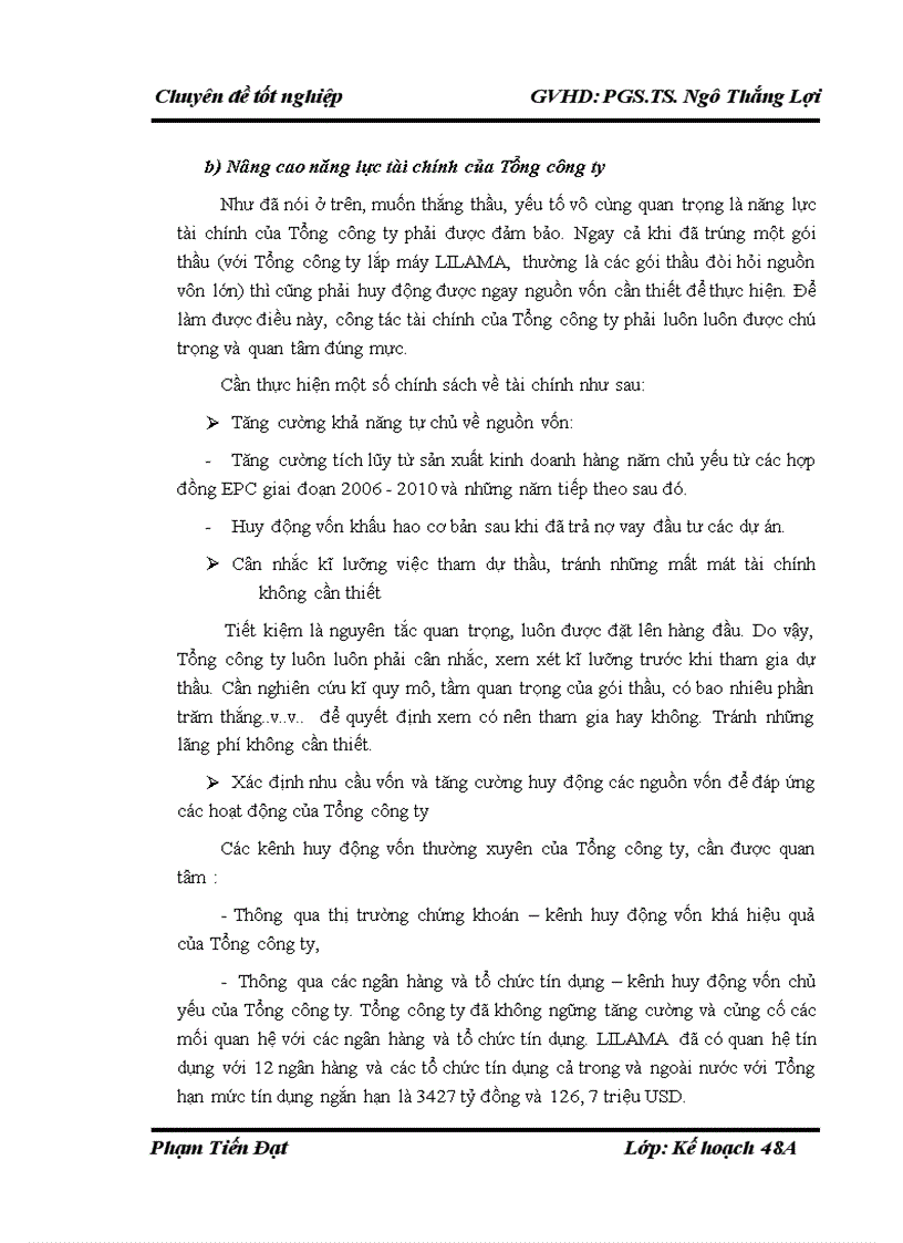 image for page Nâng cao khả năng thắng thầu (các gói thầu xây lắp trong nước) của Tổng công ty lắp máy Việt Nam LILAMA
