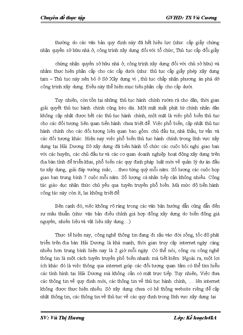 image for page Quản lý Nhà nước về đầu tư xây dựng tại Sở xây dựng Hải Dương. Thực trạng và giải pháp