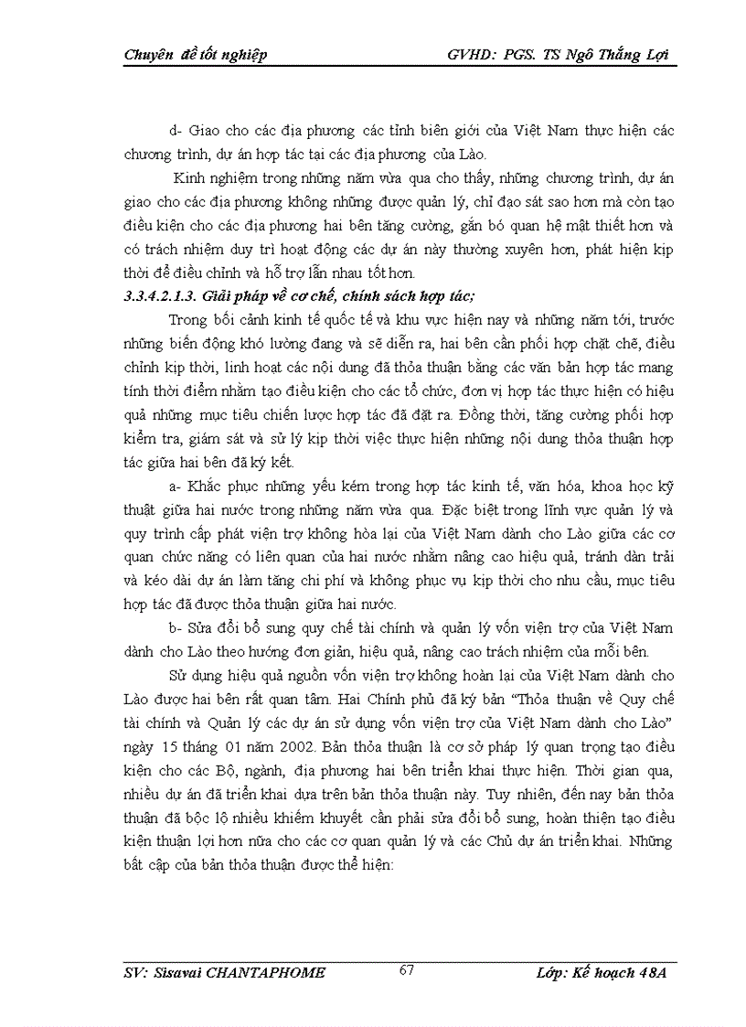 image for page Những giải pháp chủ yếu để nâng cao hiệu quả hợp tác đầu tư giữa Việt Nam và nước Cộng hòa dân chủ nhân dân Lào