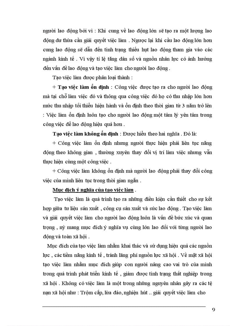 image for page Thực trạng về lao động việc làm và vấn đề giải quyết việc làm ở tỉnh Thái Bình