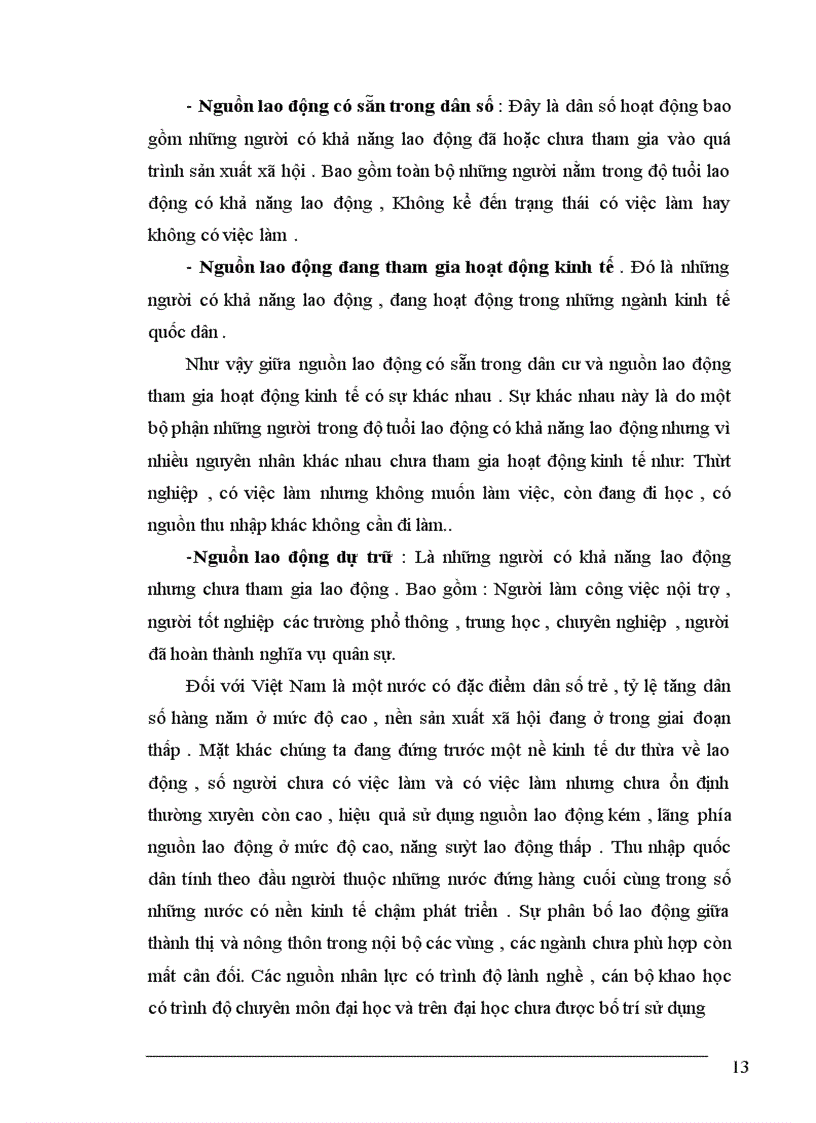 image for page Thực trạng về lao động việc làm và vấn đề giải quyết việc làm ở tỉnh Thái Bình