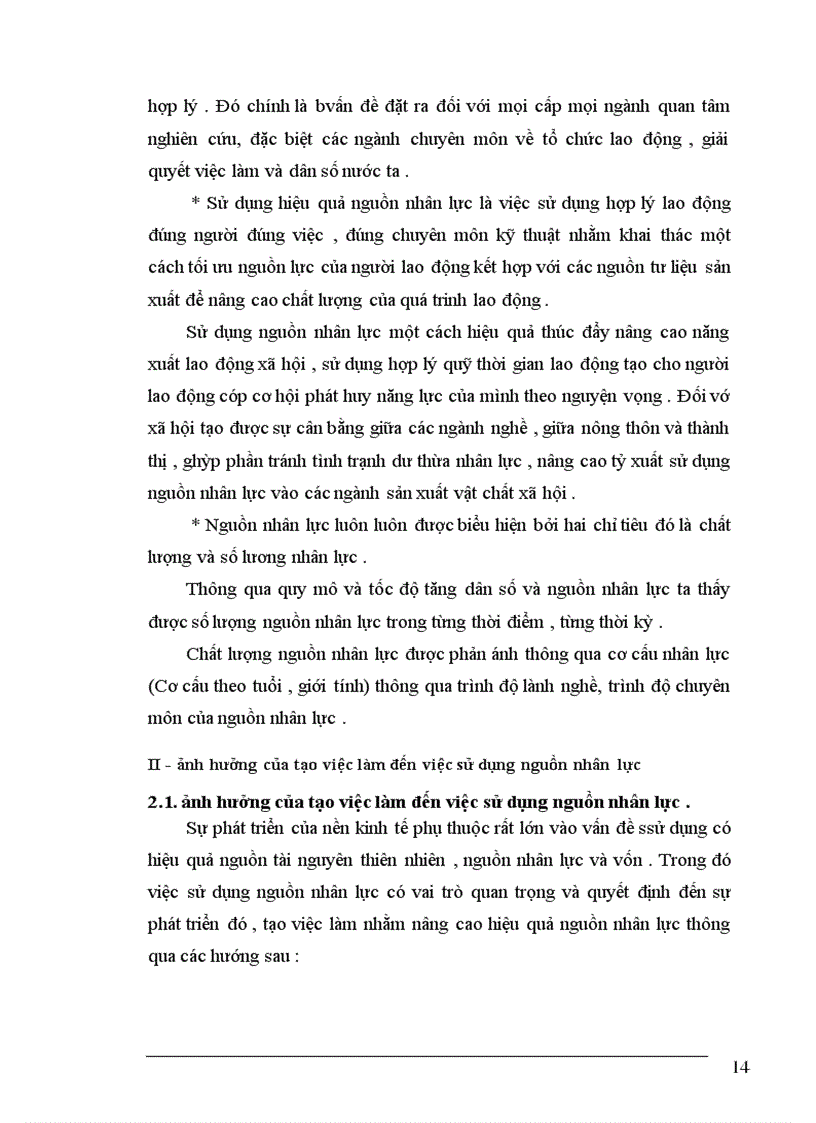 image for page Thực trạng về lao động việc làm và vấn đề giải quyết việc làm ở tỉnh Thái Bình