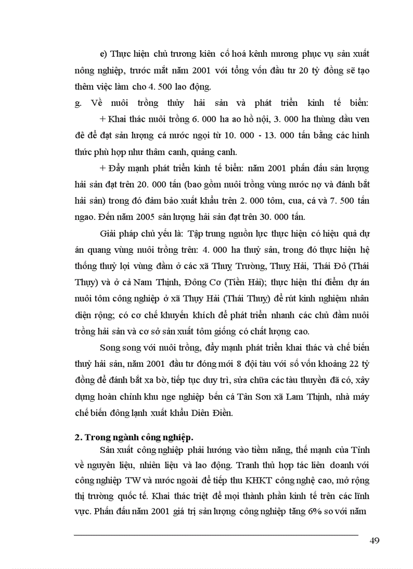 image for page Thực trạng về lao động việc làm và vấn đề giải quyết việc làm ở tỉnh Thái Bình