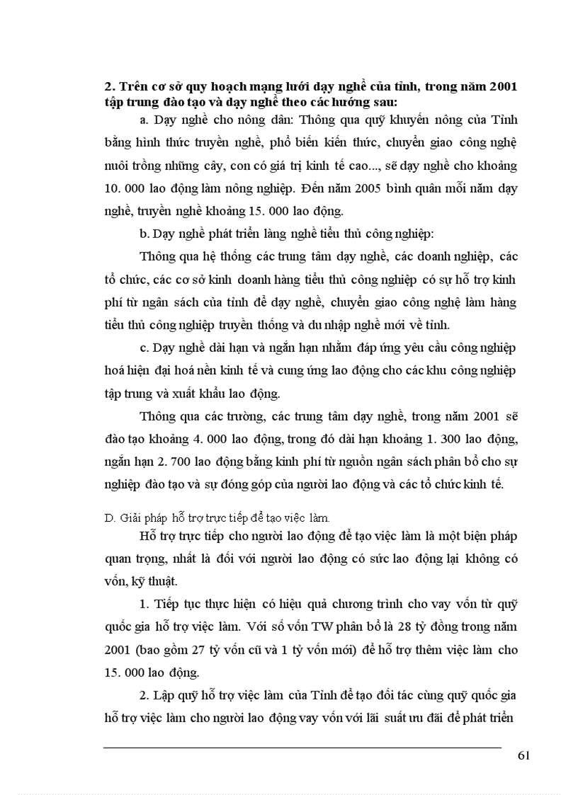 image for page Thực trạng về lao động việc làm và vấn đề giải quyết việc làm ở tỉnh Thái Bình