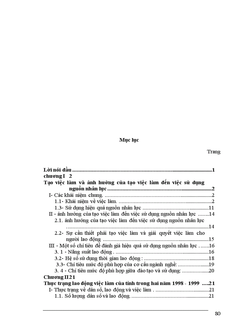 image for page Thực trạng về lao động việc làm và vấn đề giải quyết việc làm ở tỉnh Thái Bình