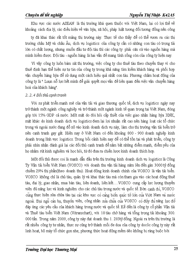 image for page Nâng cao năng lực cạnh tranh cung ứng dịch vụ logistics của công ty TNHH Vận tải biển Ngôi sao xanh