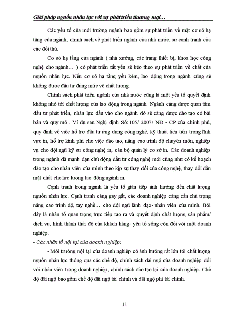 image for page Giải pháp nguồn nhân lực với sự phát triển thương mại tại công ty TNHH in Thanh Bình