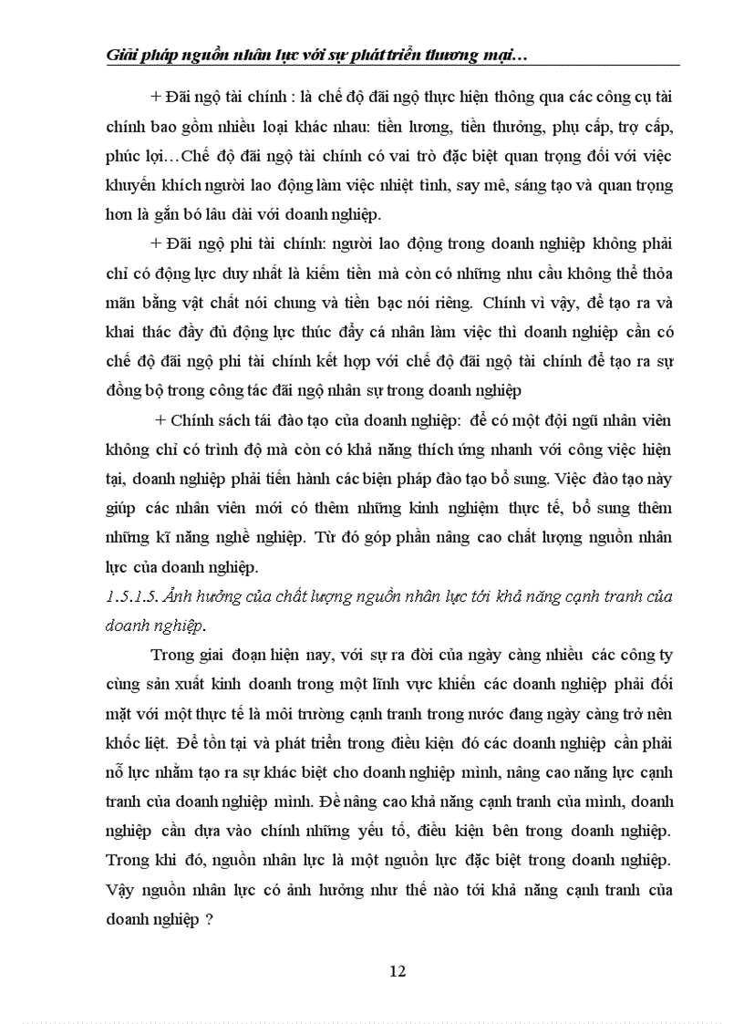 image for page Giải pháp nguồn nhân lực với sự phát triển thương mại tại công ty TNHH in Thanh Bình