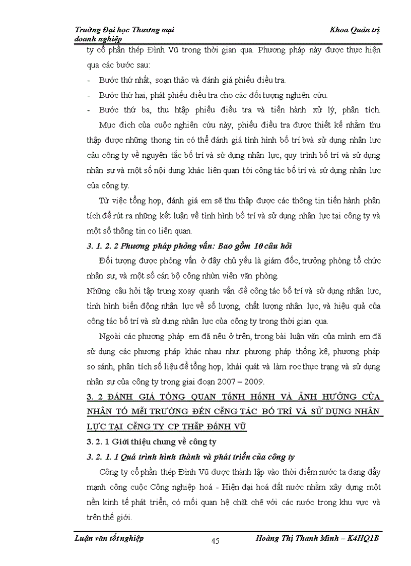 image for page Hoàn thiện bố trí và sử dụng nhân lực tại công ty cổ phần thép Đình Vũ