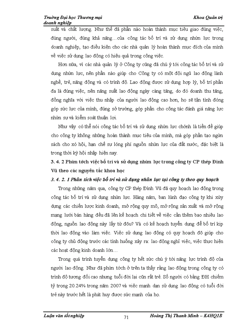 image for page Hoàn thiện bố trí và sử dụng nhân lực tại công ty cổ phần thép Đình Vũ