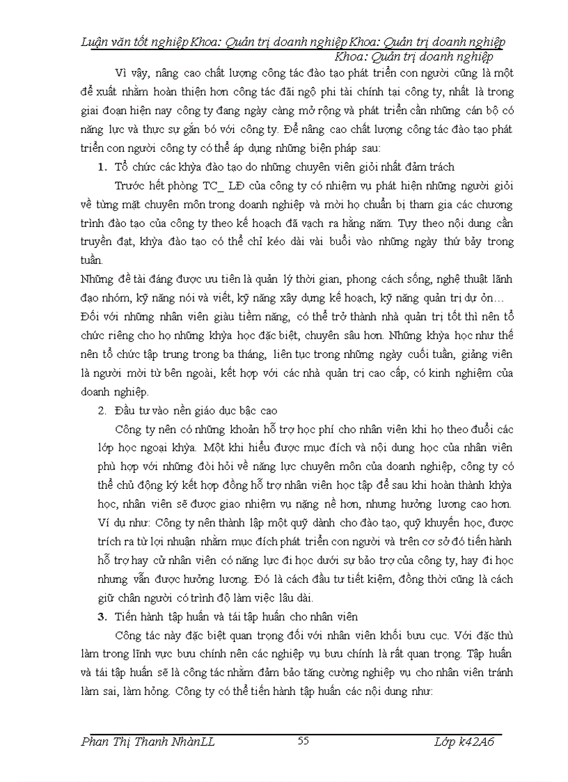 image for page Hoàn thiện công tác đãi ngộ phi tài chính tại công ty cổ phần bưu chính viettel
