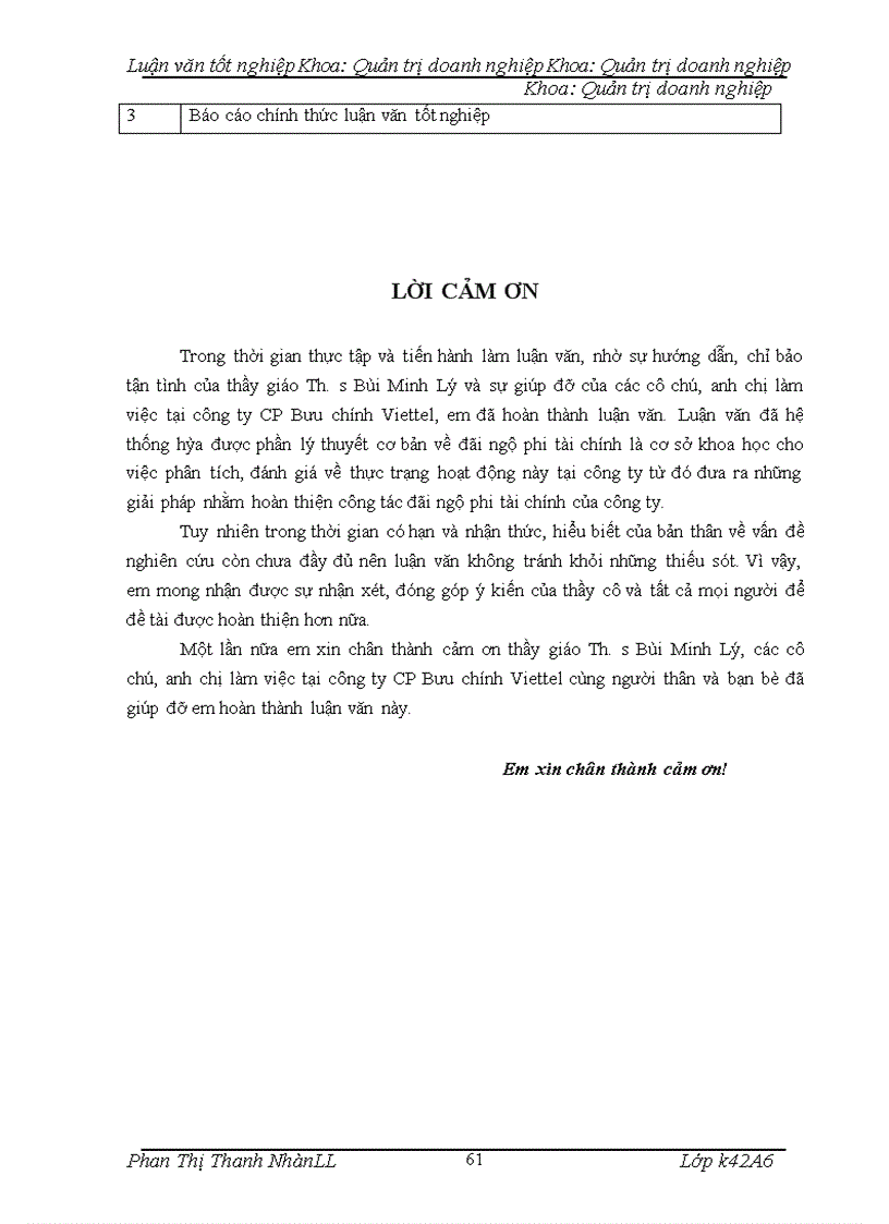 image for page Hoàn thiện công tác đãi ngộ phi tài chính tại công ty cổ phần bưu chính viettel