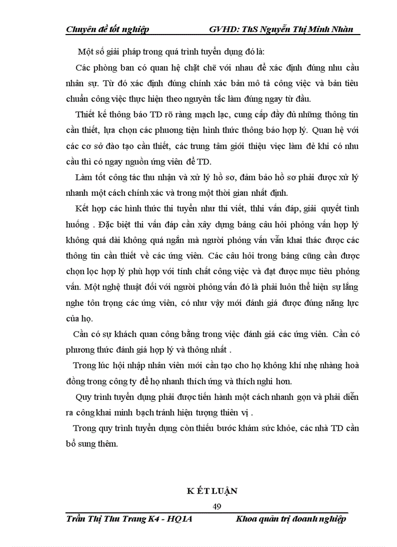 image for page Nâng cao chất lượng công tác tuyển dụng nhân sự cho công ty cổ phần đầu tư và thương mại cuộc sống việt
