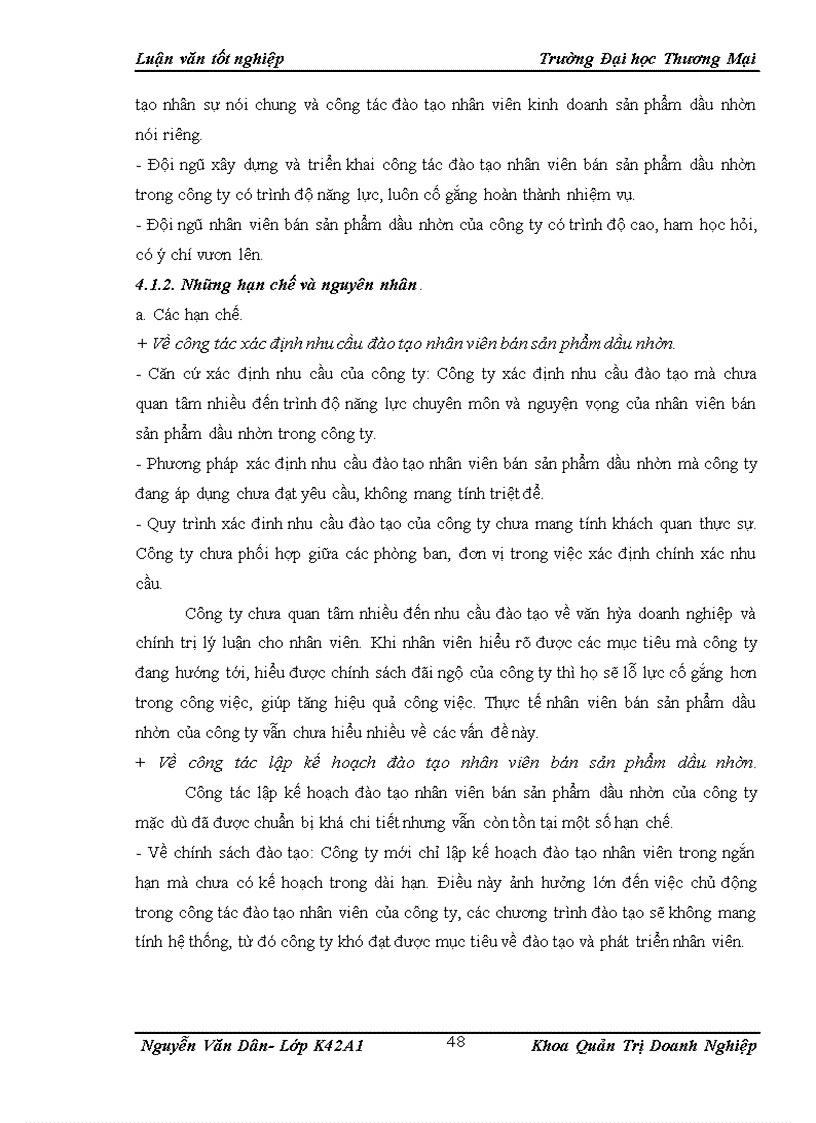 image for page Đẩy mạnh công tác đào tạo nhân viên bán sản phẩm dầu nhờn tại công ty cổ phần kho vận và dịch vụ thương mại
