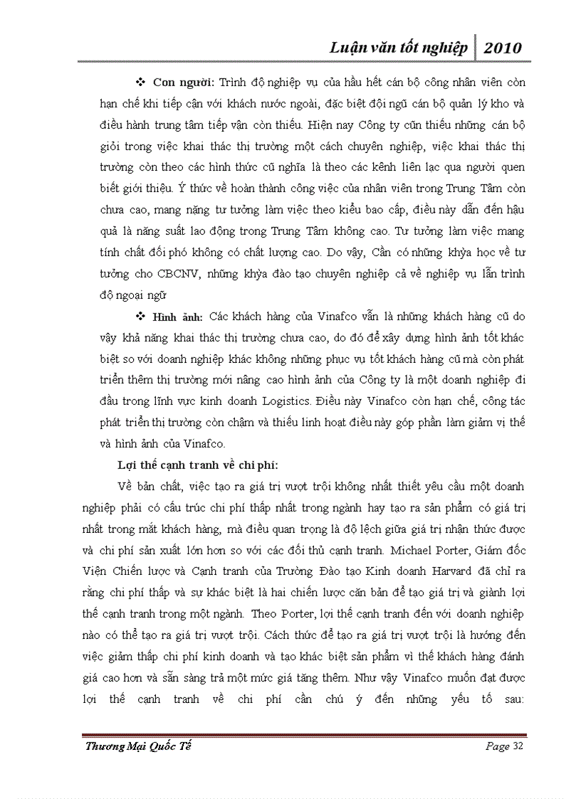 image for page Biện pháp tăng cường cạnh tranh trong kinh doanh dịch vụ kho hàng của Công ty TNHH vận tải và dịch vụ Vinafco