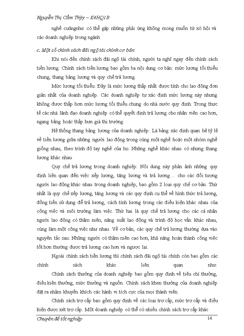 image for page Hoàn thiện công tác đãi ngộ tài chính cho nhân viên của công ty cổ phần đầu tư Mở - Du lịch Việt Nam