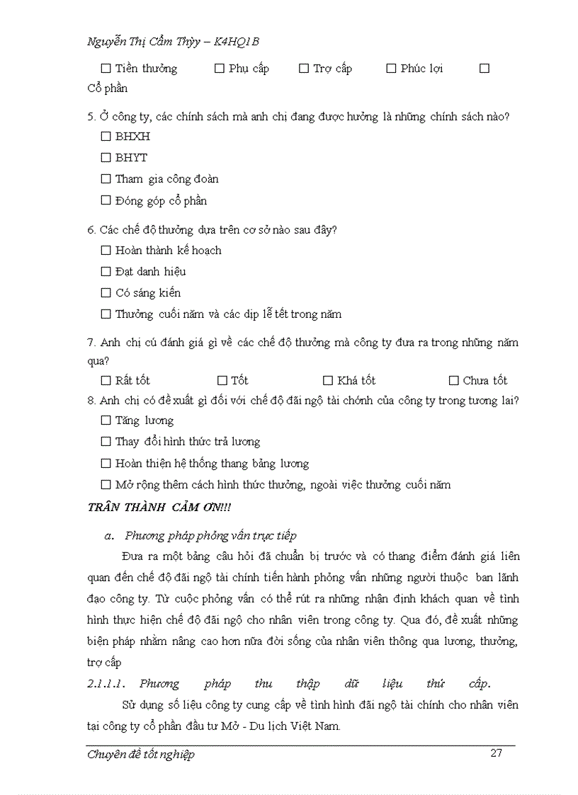 image for page Hoàn thiện công tác đãi ngộ tài chính cho nhân viên của công ty cổ phần đầu tư Mở - Du lịch Việt Nam