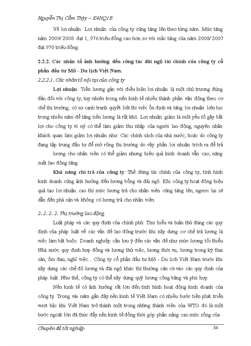 image for page Hoàn thiện công tác đãi ngộ tài chính cho nhân viên của công ty cổ phần đầu tư Mở - Du lịch Việt Nam