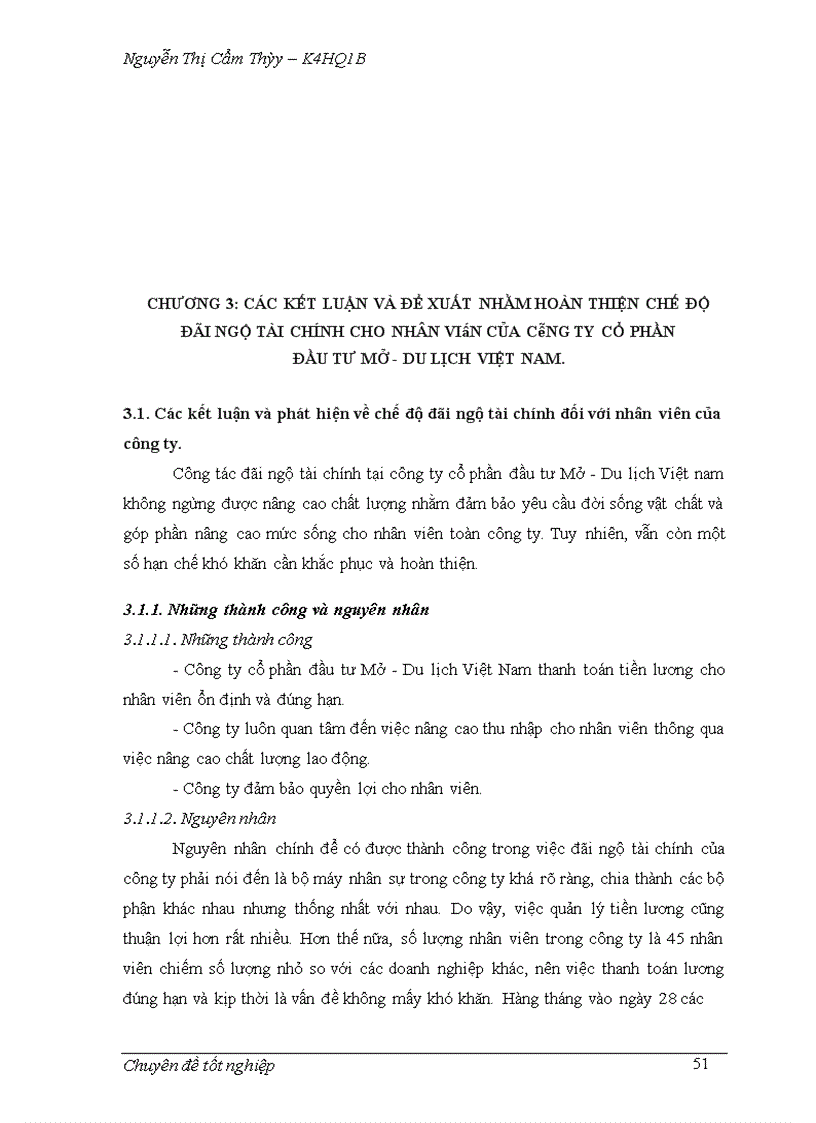 image for page Hoàn thiện công tác đãi ngộ tài chính cho nhân viên của công ty cổ phần đầu tư Mở - Du lịch Việt Nam