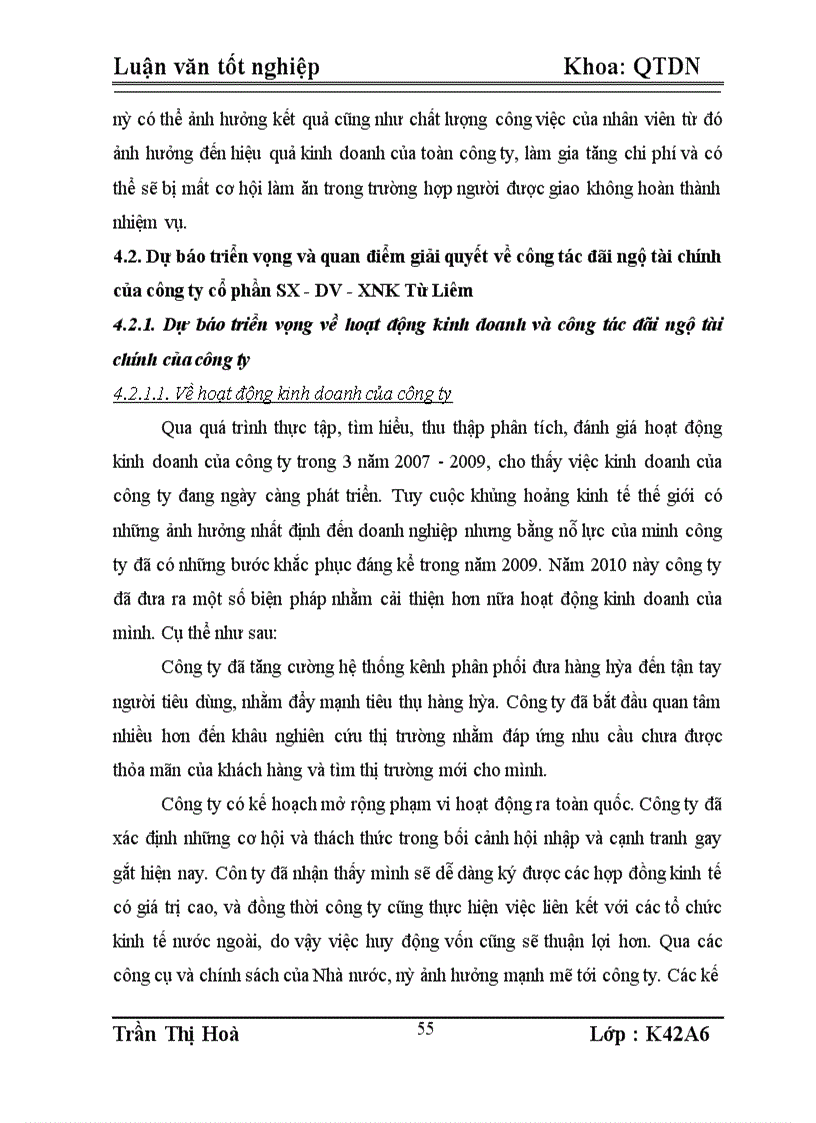 image for page Hoàn thiện công tác đãi ngộ tài chính của công ty cổ phần SX - DV - XNK Từ Liêm