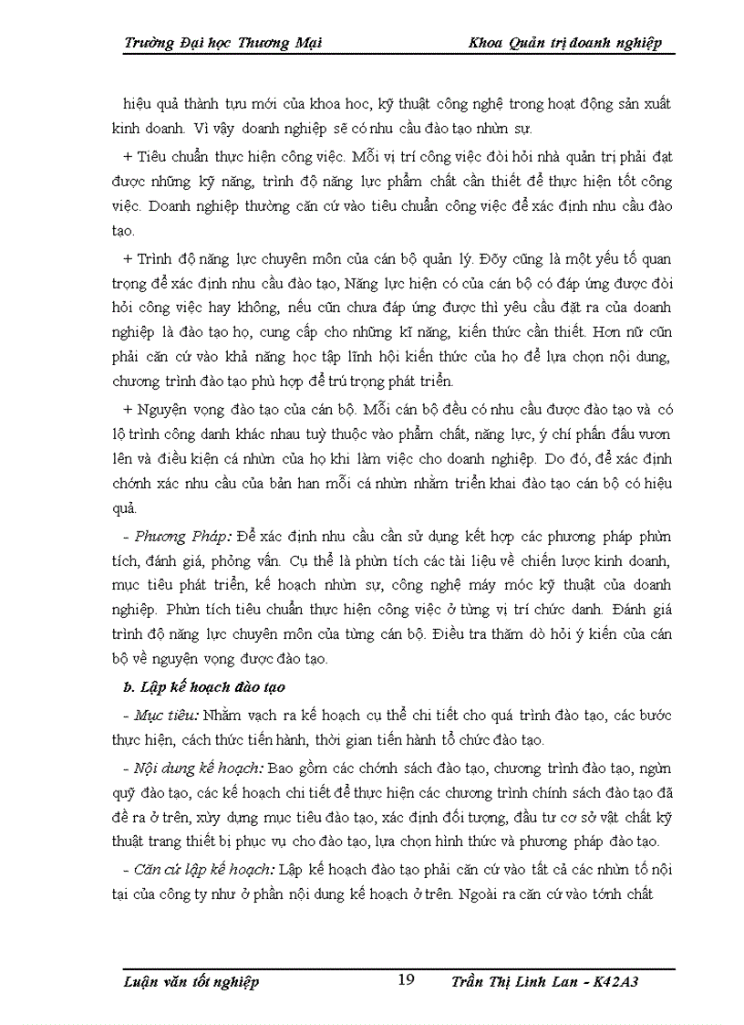 image for page Hoàn thiện công tác đào tạo cán bộ quản lý tại công ty cổ phần may Đáp Cầu