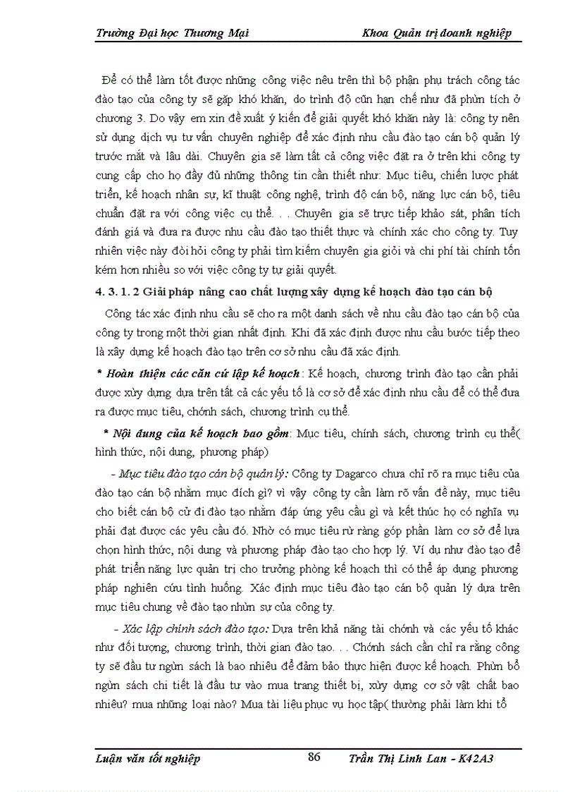 image for page Hoàn thiện công tác đào tạo cán bộ quản lý tại công ty cổ phần may Đáp Cầu