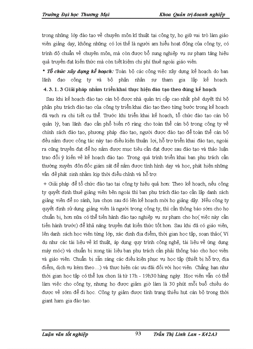 image for page Hoàn thiện công tác đào tạo cán bộ quản lý tại công ty cổ phần may Đáp Cầu