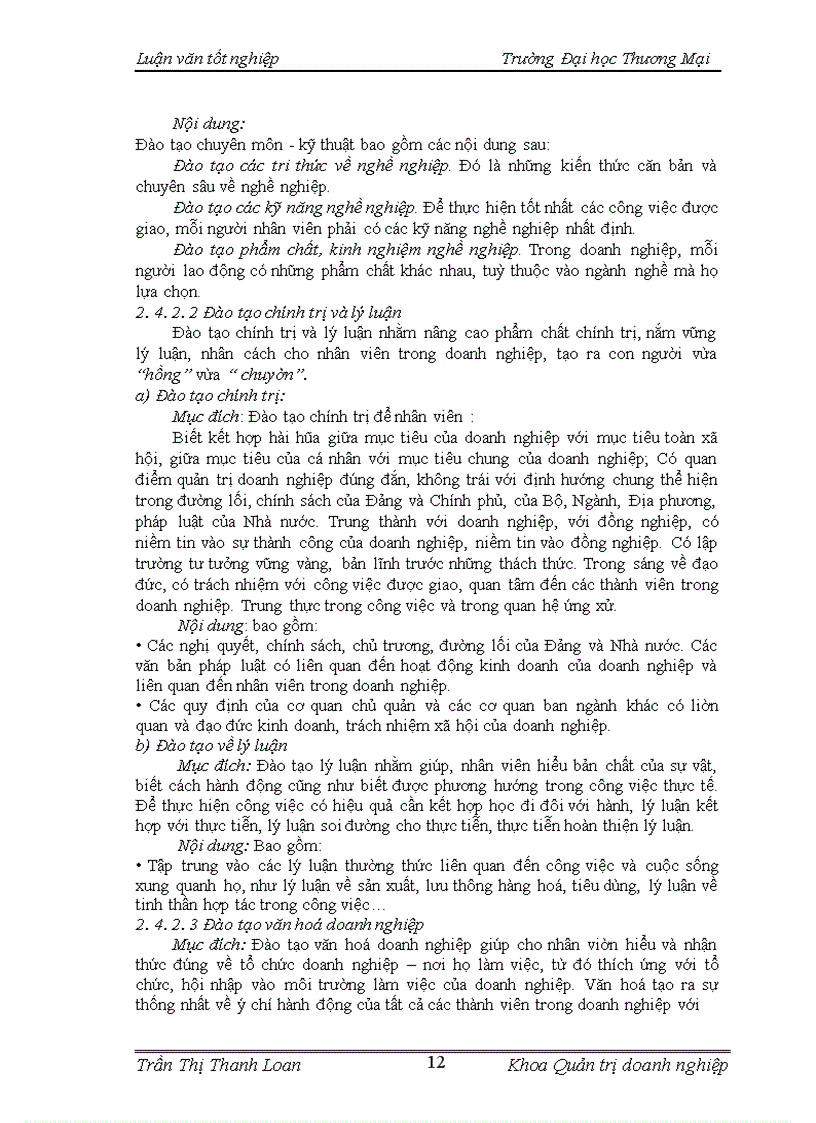 image for page Hoàn thiện công tác đào tạo nhân sự tại Công ty TNHH MTV Than Hồng Thái