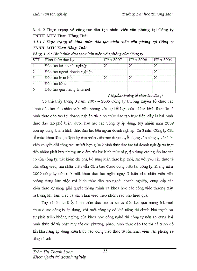 image for page Hoàn thiện công tác đào tạo nhân sự tại Công ty TNHH MTV Than Hồng Thái