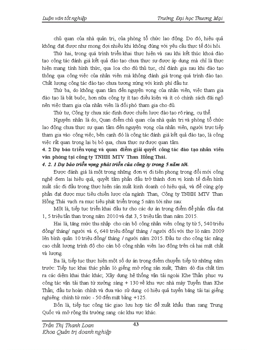 image for page Hoàn thiện công tác đào tạo nhân sự tại Công ty TNHH MTV Than Hồng Thái
