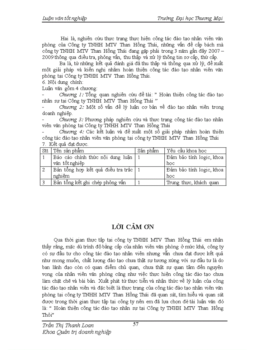 image for page Hoàn thiện công tác đào tạo nhân sự tại Công ty TNHH MTV Than Hồng Thái