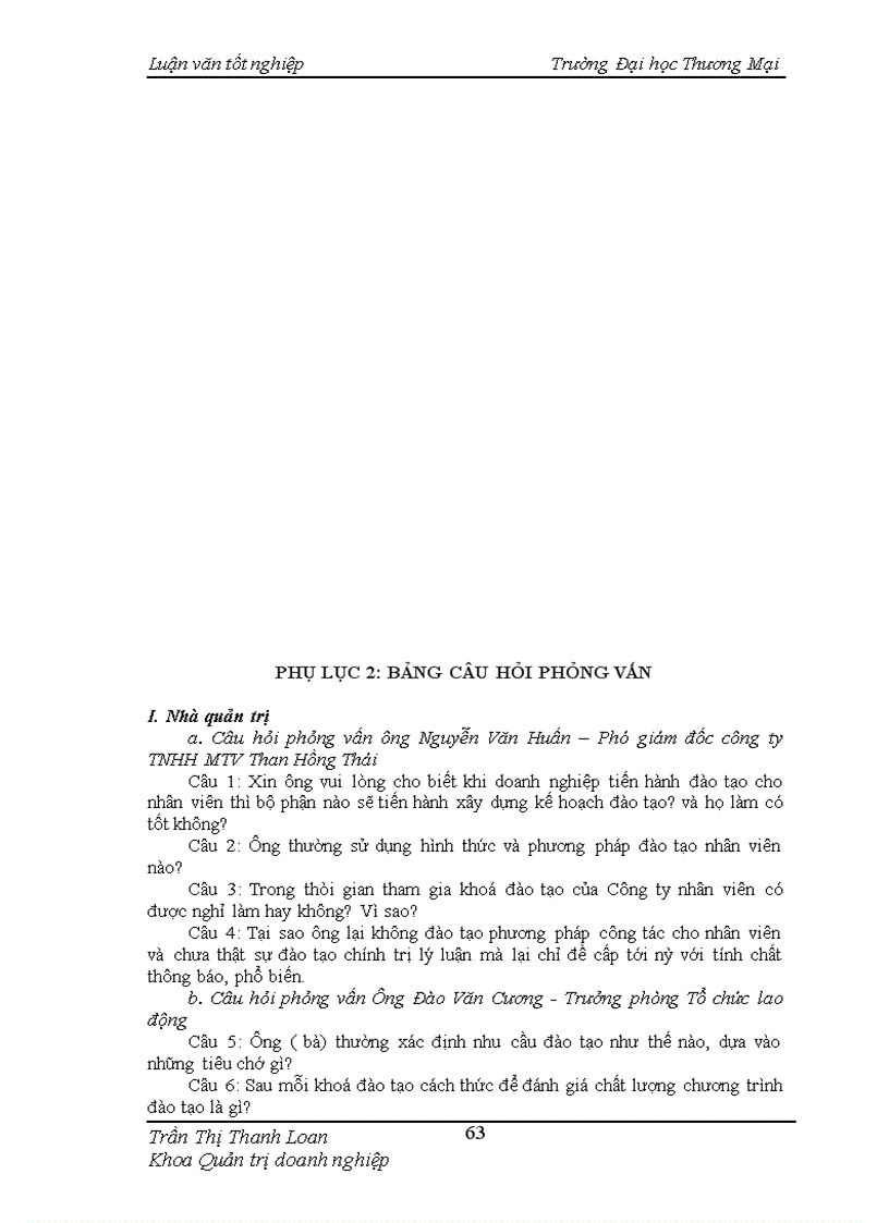 image for page Hoàn thiện công tác đào tạo nhân sự tại Công ty TNHH MTV Than Hồng Thái