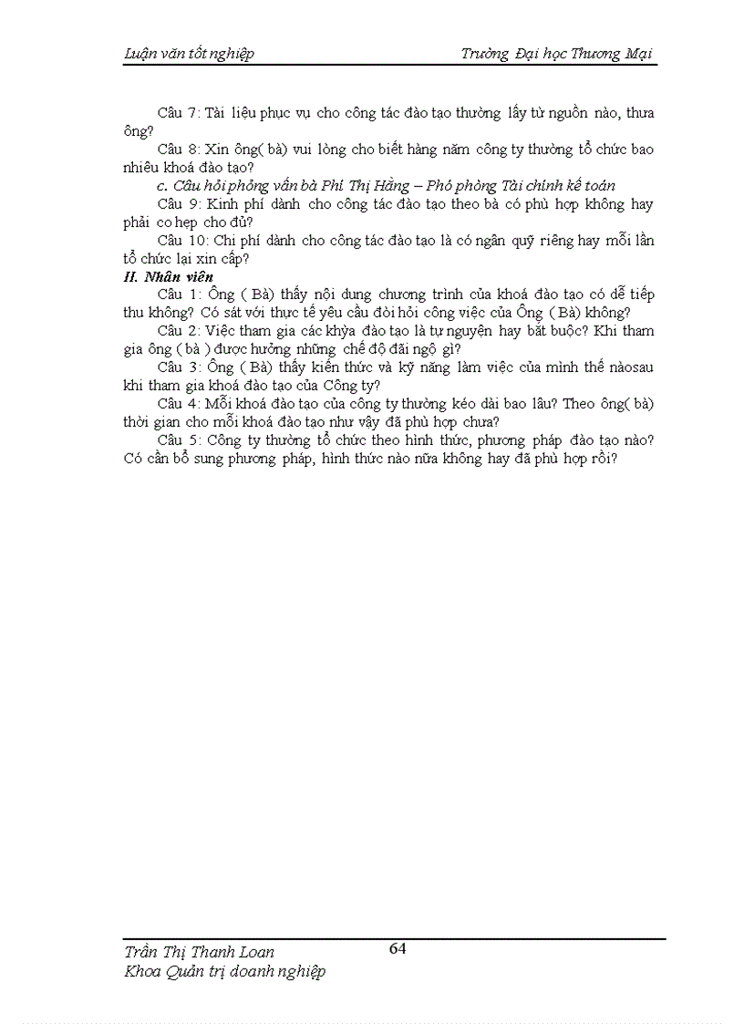 image for page Hoàn thiện công tác đào tạo nhân sự tại Công ty TNHH MTV Than Hồng Thái
