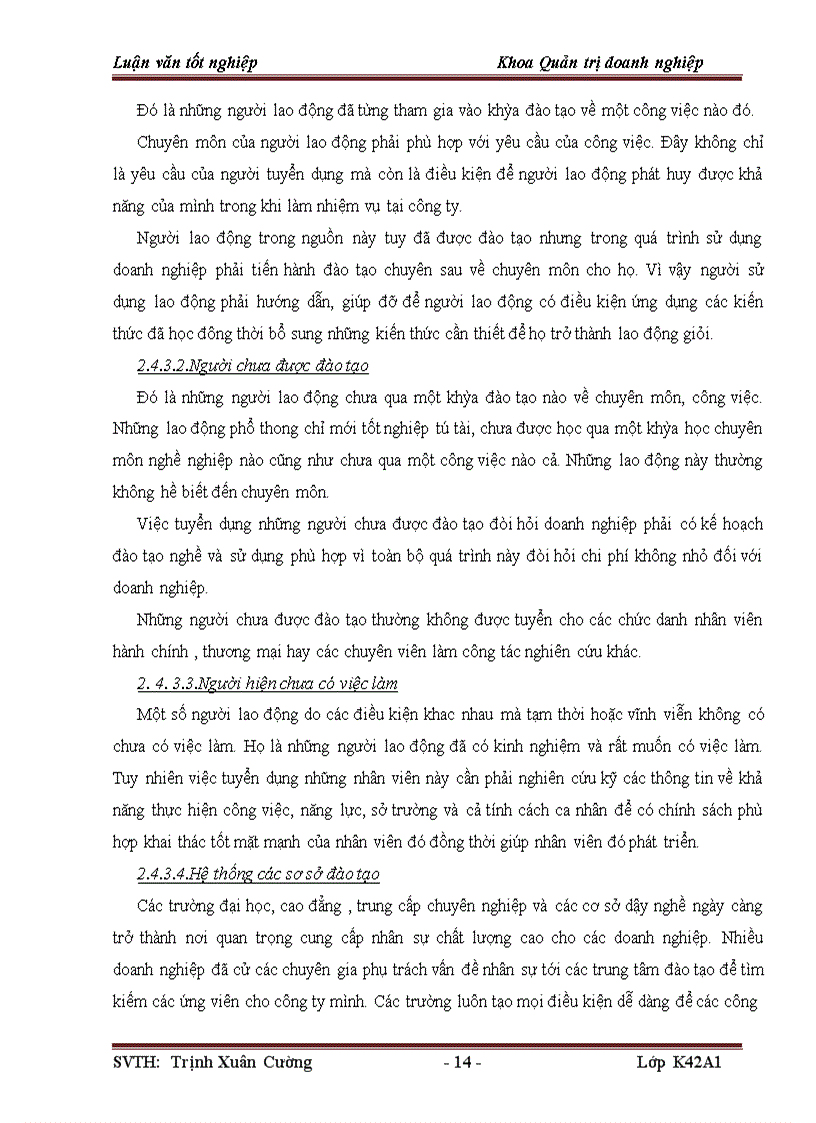 image for page Nâng cao chất lượng công tác tuyển dụng nhân sự từ nguồn bên ngoài ở công ty TNHH Poongchin Vina