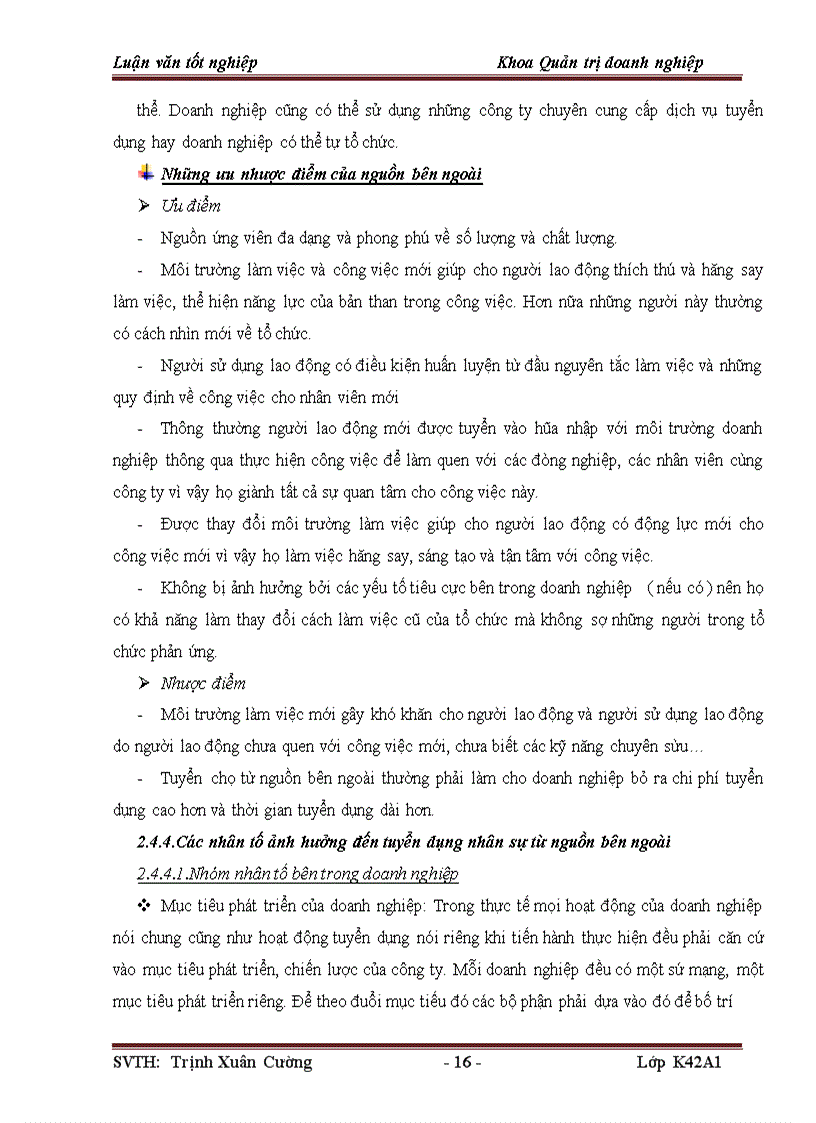 image for page Nâng cao chất lượng công tác tuyển dụng nhân sự từ nguồn bên ngoài ở công ty TNHH Poongchin Vina