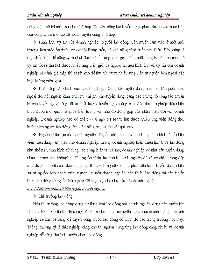 image for page Nâng cao chất lượng công tác tuyển dụng nhân sự từ nguồn bên ngoài ở công ty TNHH Poongchin Vina