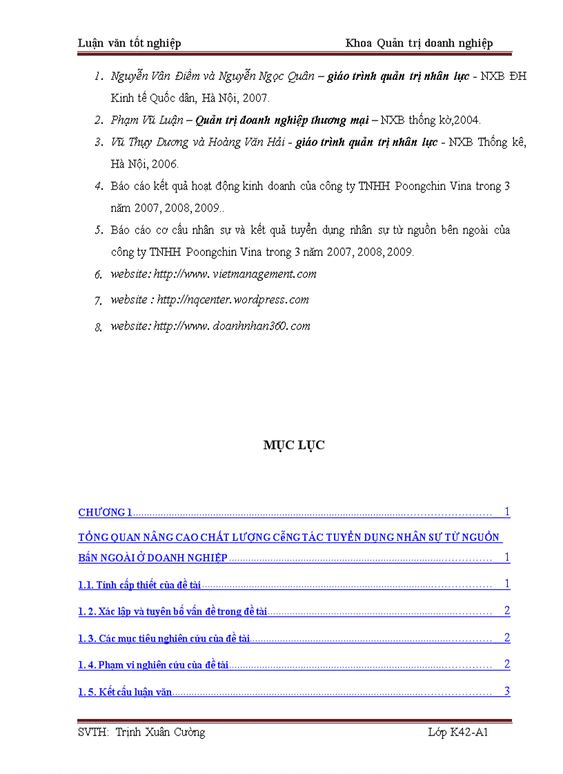image for page Nâng cao chất lượng công tác tuyển dụng nhân sự từ nguồn bên ngoài ở công ty TNHH Poongchin Vina
