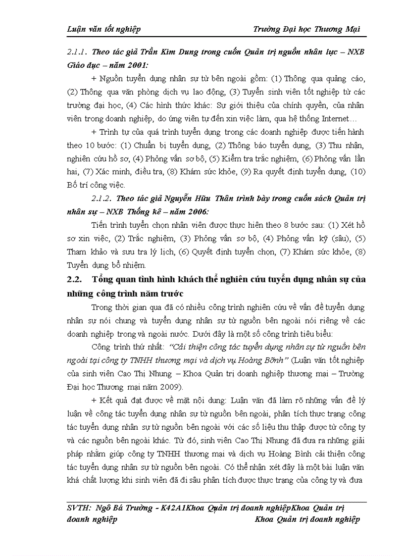 image for page Nâng cao chất lượng công tác tuyển dụng nhân sự từ nguồn bên ngoài tại công ty cổ phần Viglacera Từ Liêm