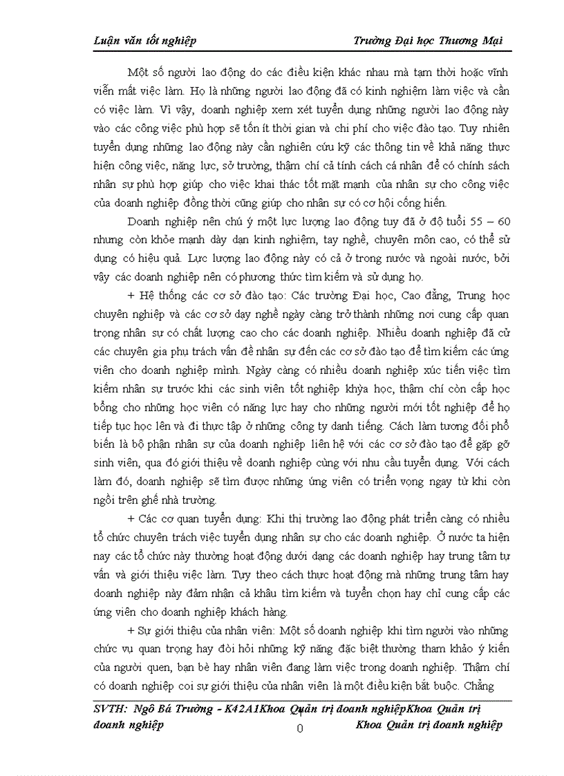 image for page Nâng cao chất lượng công tác tuyển dụng nhân sự từ nguồn bên ngoài tại công ty cổ phần Viglacera Từ Liêm