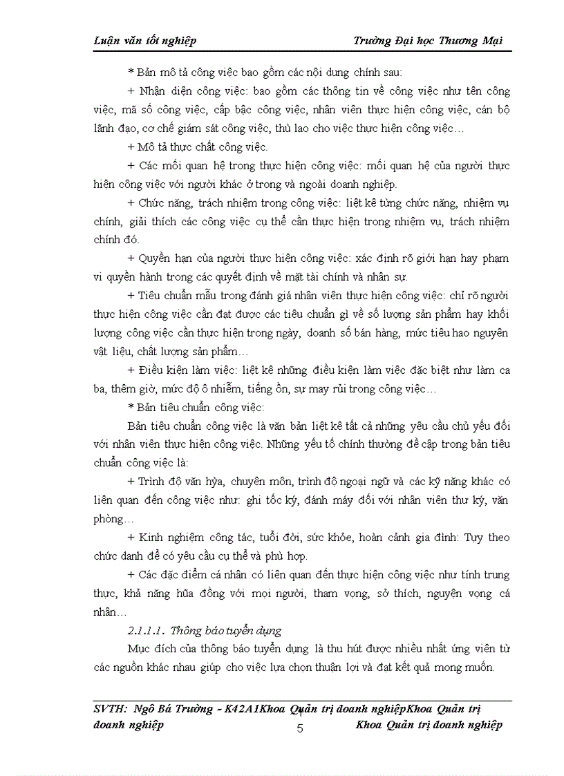 image for page Nâng cao chất lượng công tác tuyển dụng nhân sự từ nguồn bên ngoài tại công ty cổ phần Viglacera Từ Liêm