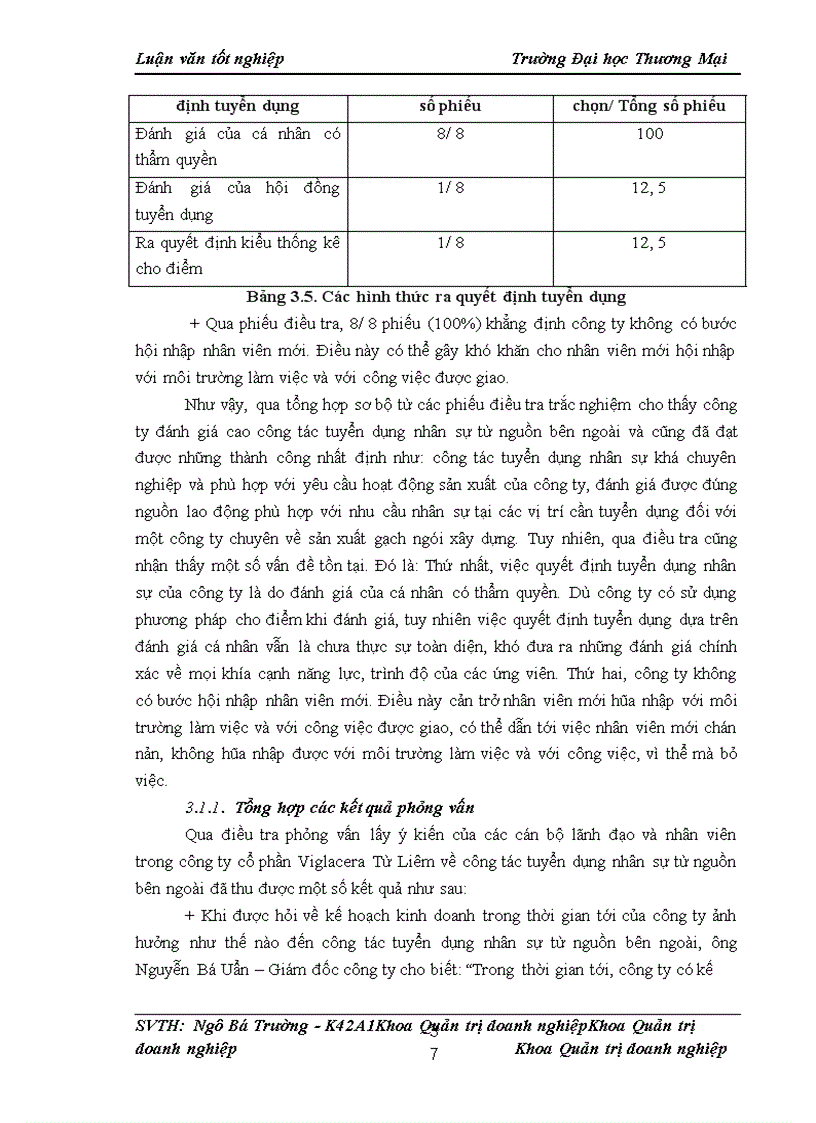 image for page Nâng cao chất lượng công tác tuyển dụng nhân sự từ nguồn bên ngoài tại công ty cổ phần Viglacera Từ Liêm