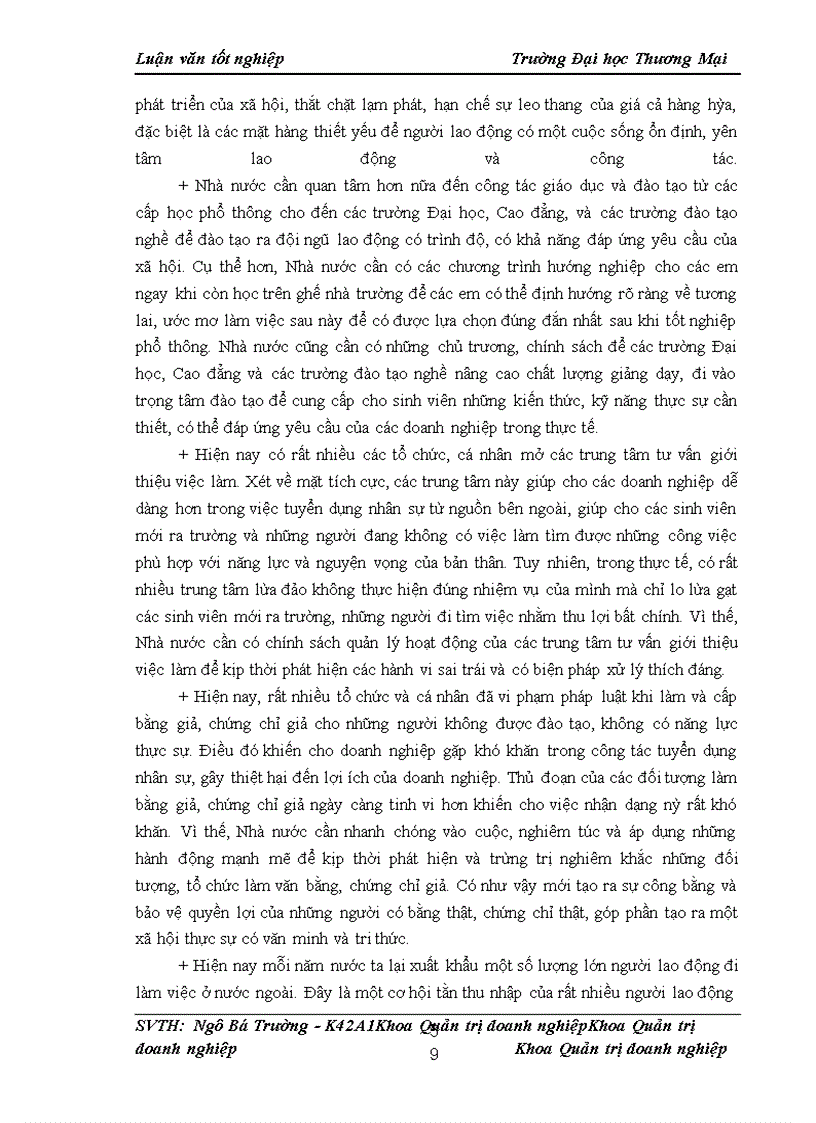 image for page Nâng cao chất lượng công tác tuyển dụng nhân sự từ nguồn bên ngoài tại công ty cổ phần Viglacera Từ Liêm