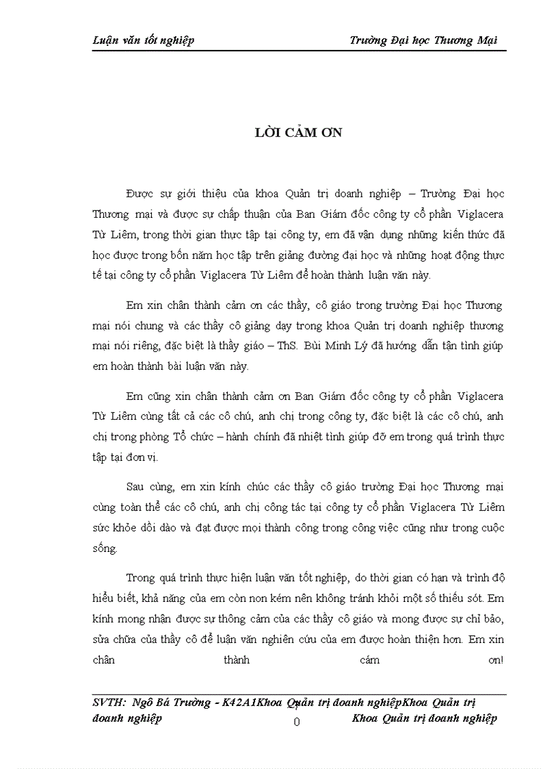 image for page Nâng cao chất lượng công tác tuyển dụng nhân sự từ nguồn bên ngoài tại công ty cổ phần Viglacera Từ Liêm