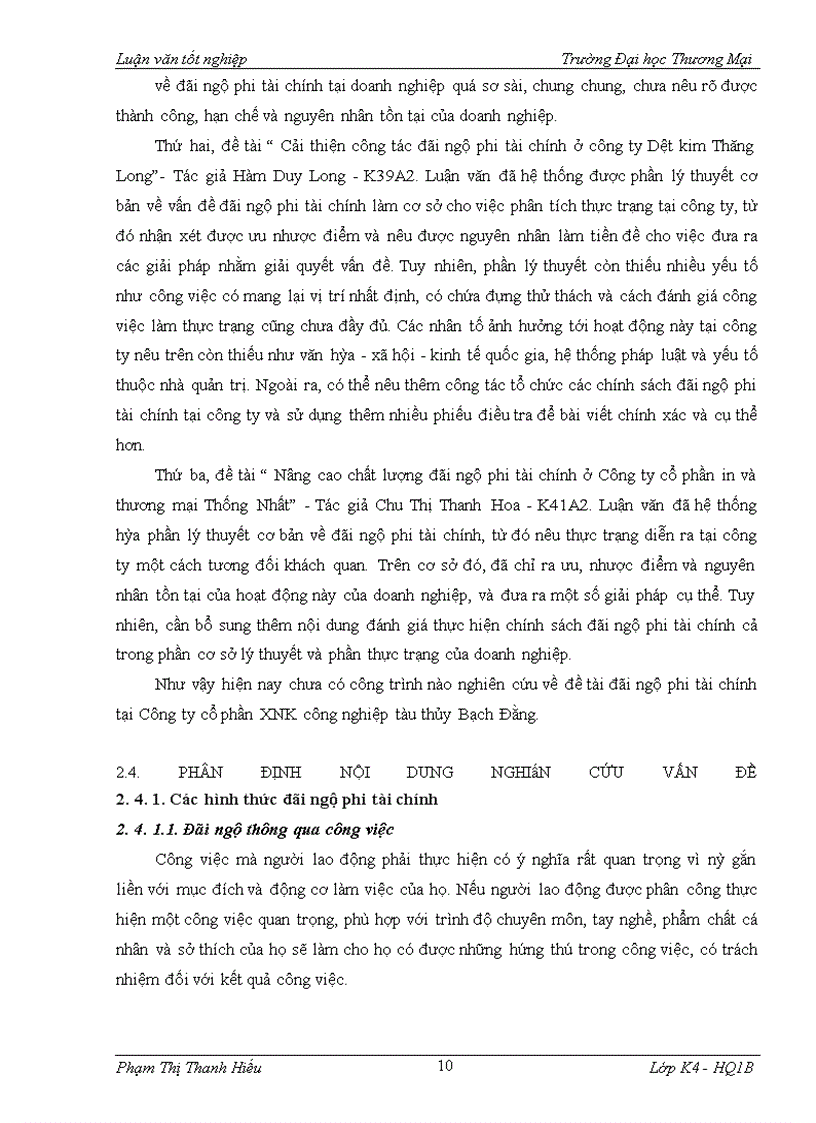 image for page Nâng cao chất lượng đãi ngộ phi tài chính ở Công ty cổ phần XNK công nghiệp tàu thuỷ Bạch Đằng