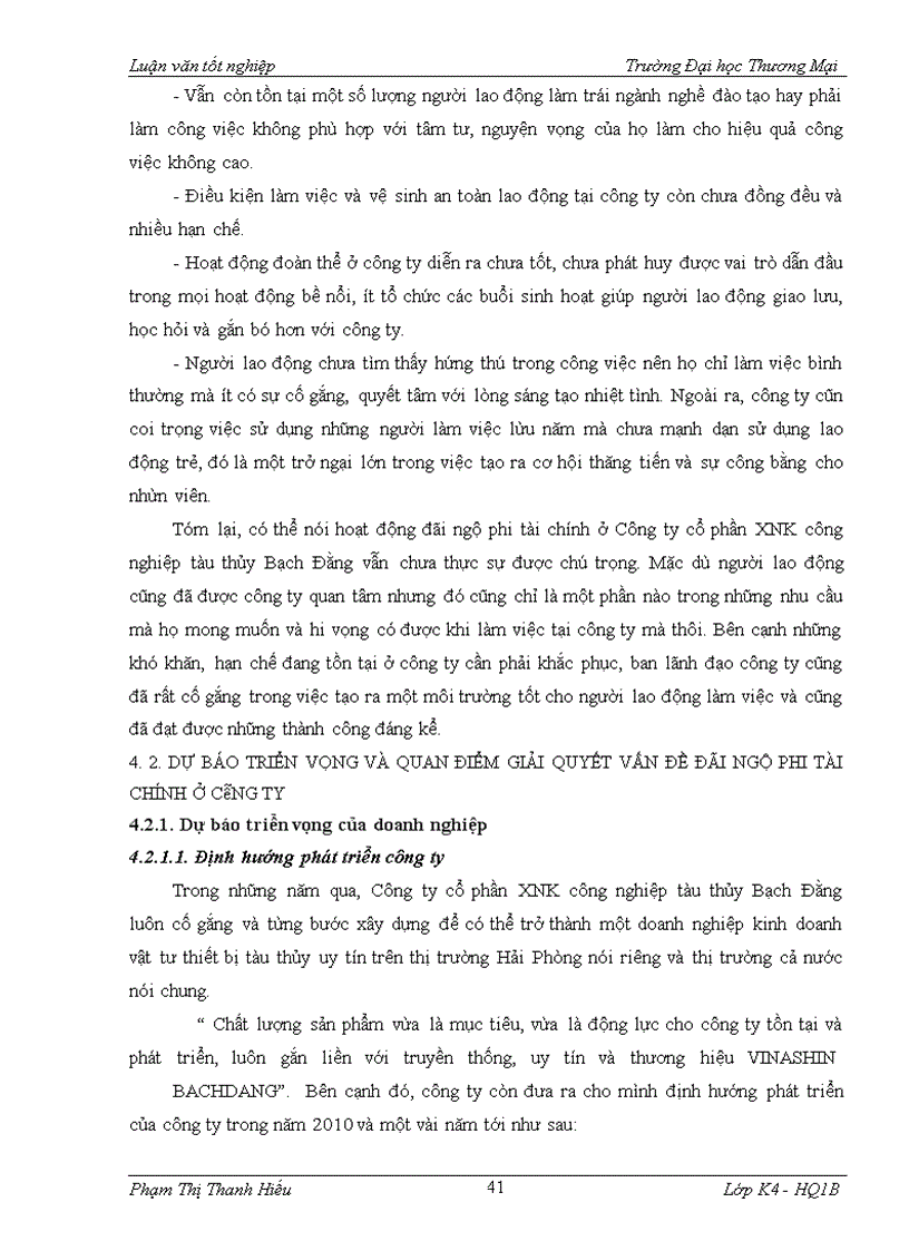 image for page Nâng cao chất lượng đãi ngộ phi tài chính ở Công ty cổ phần XNK công nghiệp tàu thuỷ Bạch Đằng