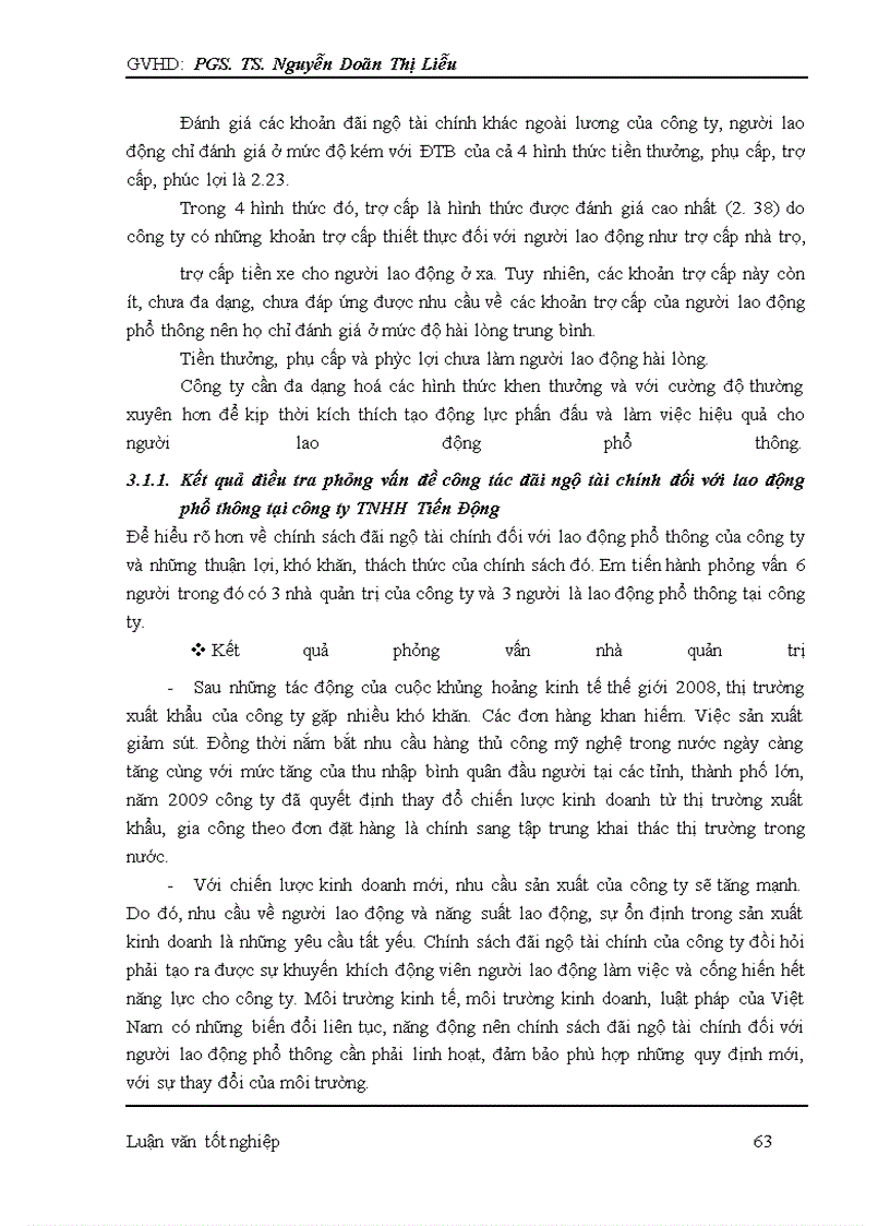 image for page Nâng cao chất lượng đãi ngộ tài chính đối với lao động phổ thông tại công ty TNHH Tiến Động