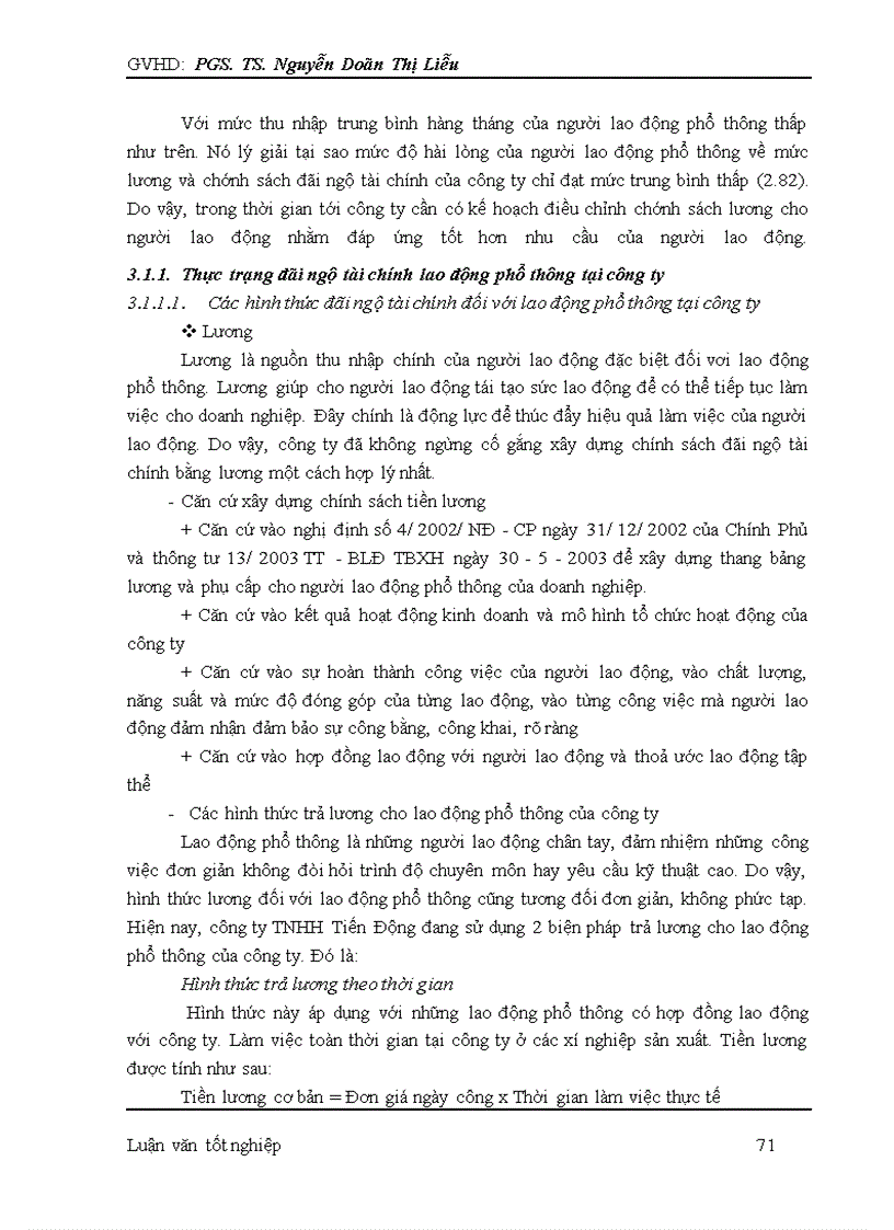 image for page Nâng cao chất lượng đãi ngộ tài chính đối với lao động phổ thông tại công ty TNHH Tiến Động